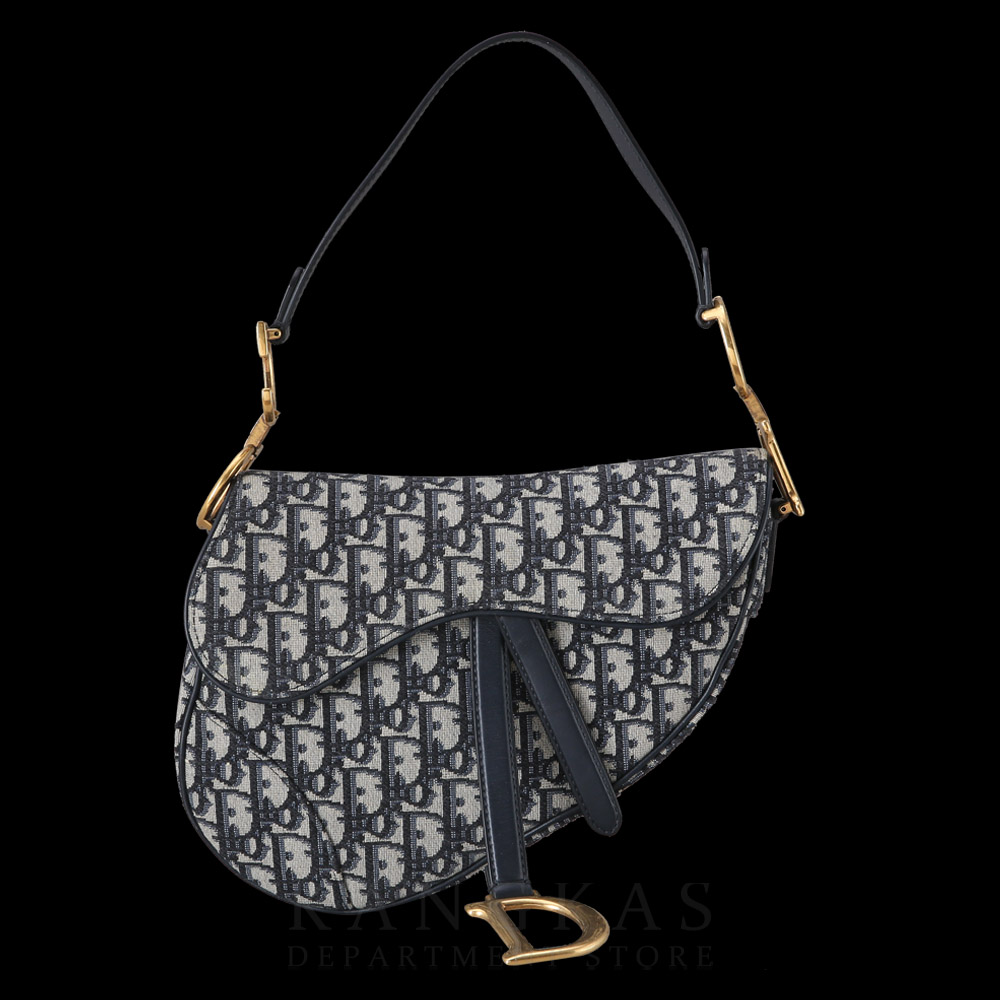 CHRISTIAN DIOR(USED)크리스찬디올 오블리크 새들 미디움 백